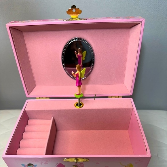 Girl’s Fairy Tale Spinning Ballerina Music Jewelry Box - Picture 9 of 9